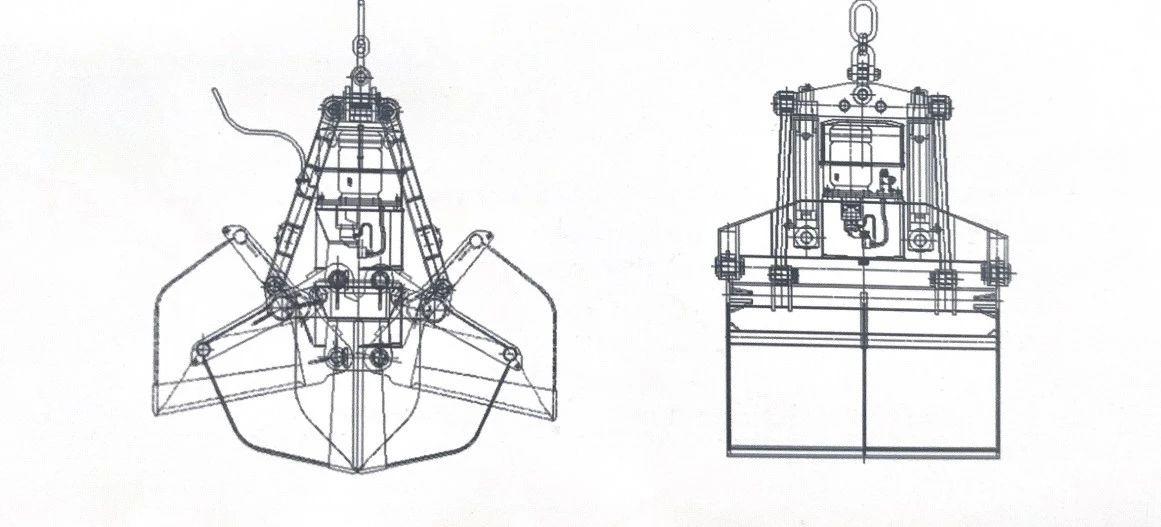 Enjue electric hydraulic grab Enjue electric hydraulic grab