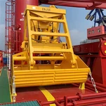 Balde de garra de guindaste